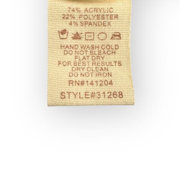 Shop Stevie NWT Vienna Plaid Skirt Knit Sweater Pencil Skirt Size S Tan Yellow - Picture 7 of 12